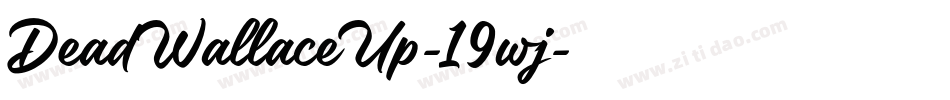 DeadWallaceUp-19wj字体转换