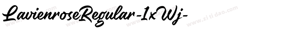 LavienroseRegular-1xWj字体转换