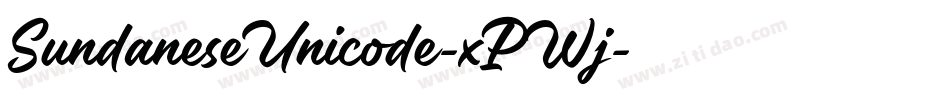 SundaneseUnicode-xPWj字体转换