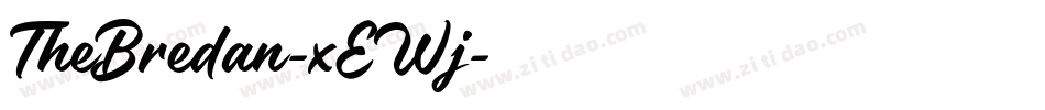 TheBredan-xEWj字体转换 TheBredan-xEWj字体转换