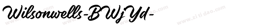 Wilsonwells-BWjYd字体转换