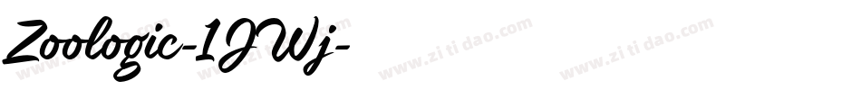 Zoologic-1JWj字体转换