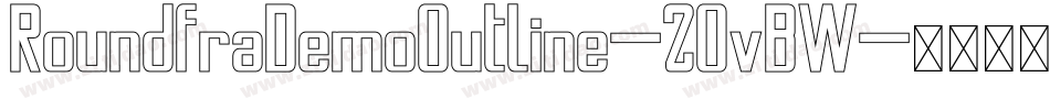 RoundfraDemoOutline-2OvBW字体转换