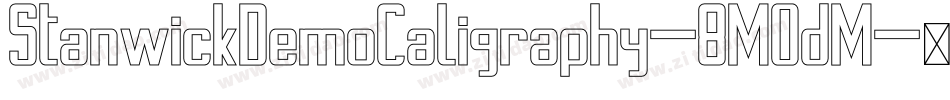 StanwickDemoCaligraphy-8MOdM字体转换