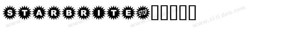 Starbrite字体转换