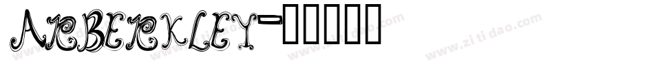 ARBERKLEY字体转换