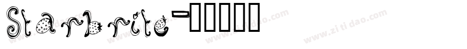 Starbrite字体转换