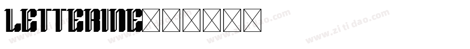 Letterine字体转换