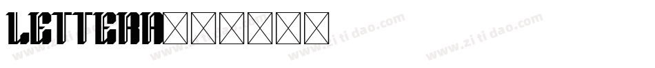 lettera字体转换