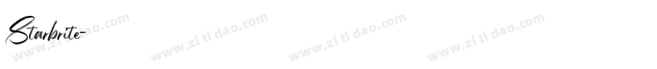 Starbrite字体转换