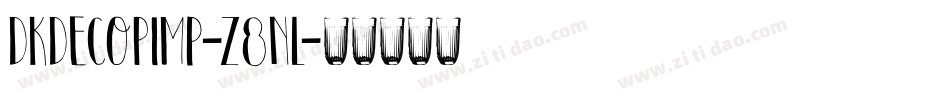 DkDecoPimp-Z8nl字体转换