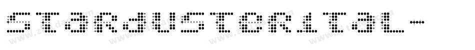 stardusterital字体转换