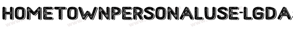 HometownPersonalUse-lgdA5字体转换