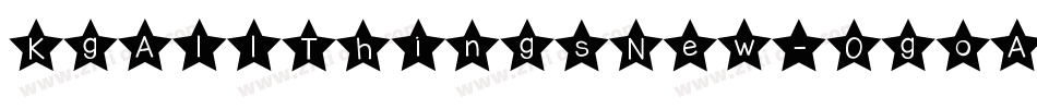 KgAllThingsNew-OgoA字体转换