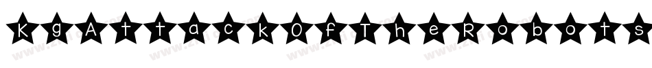 KgAttackOfTheRobots-ME8x字体转换