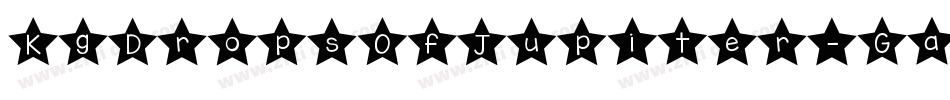 KgDropsOfJupiter-GaAO字体转换