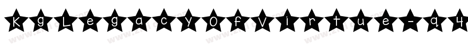 KgLegacyOfVirtue-q4ex字体转换