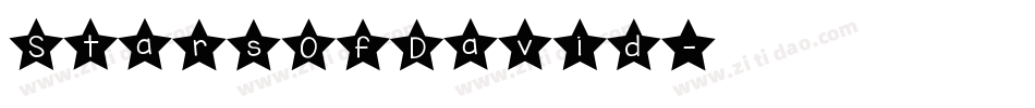 StarsOfDavid字体转换