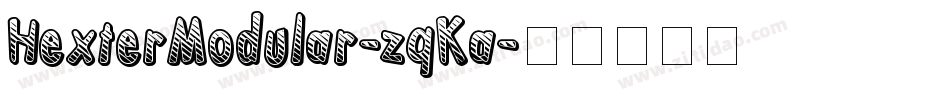 HexterModular-zqKa字体转换