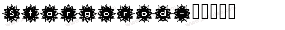 Stargorod字体转换