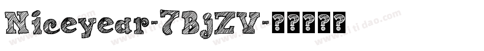 Niceyear-7BjZV字体转换