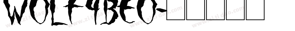 Wolf4beo字体转换
