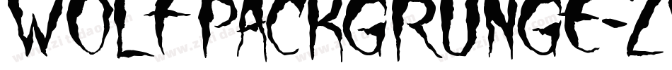 WolfpackGrunge-ZVVWZ字体转换