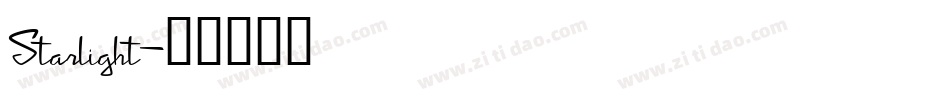 Starlight字体转换