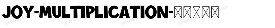 Joy-Multiplication字体转换