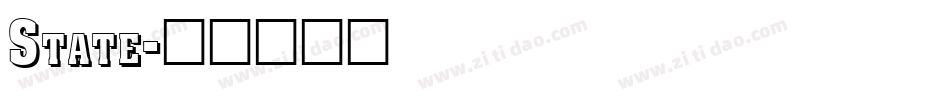 State字体转换