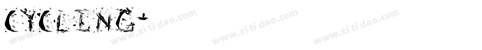 CYCLING字体转换