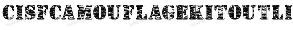 CisfCamouflageKitOutline-9A65字体转换