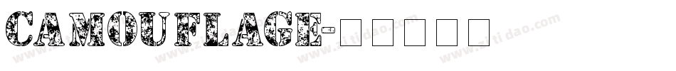 Camouflage字体转换
