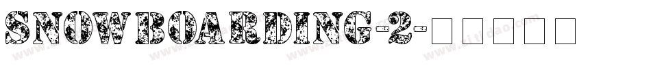 Snowboarding-2字体转换