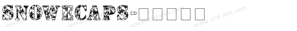 Snowecaps字体转换