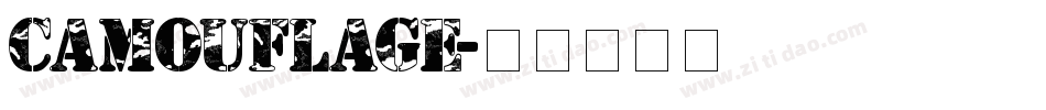 Camouflage字体转换