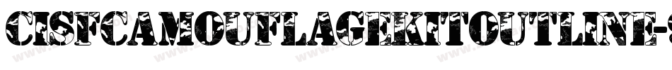 CisfCamouflageKitOutline-9A65字体转换
