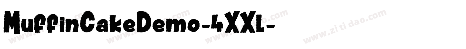 MuffinCakeDemo-4XXl字体转换