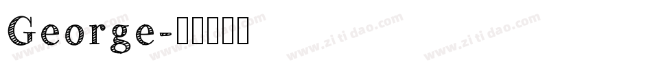George字体转换