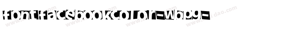 FontFacebookColor-WBPG字体转换 FontFacebookColor-WBPG字体转换