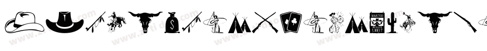 CfWildWestPersonalRegular-qVl2字体转换