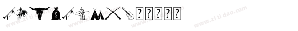 WildWest字体转换