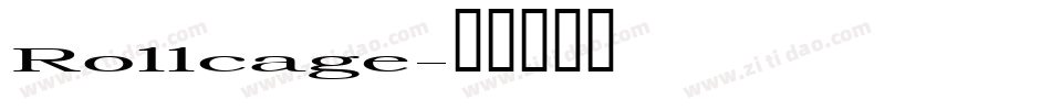 Rollcage字体转换