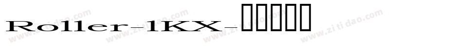 Roller-lKX字体转换