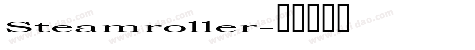 Steamroller字体转换