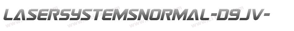 LaserSystemsNormal-d9jV字体转换