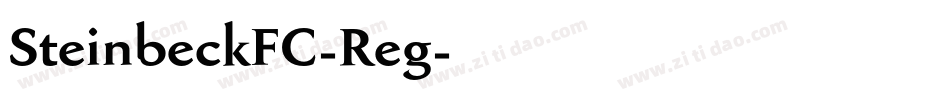 SteinbeckFC-Reg字体转换