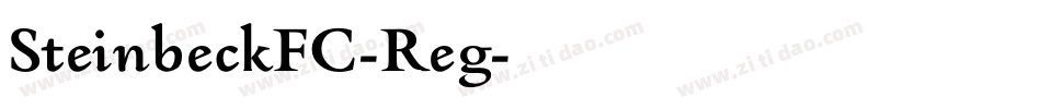 SteinbeckFC-Reg字体转换