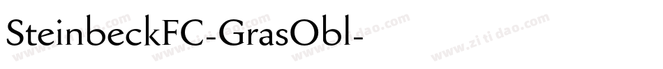 SteinbeckFC-GrasObl字体转换