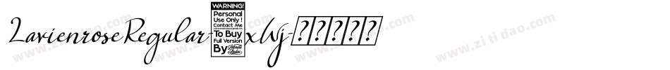 LavienroseRegular-1xWj字体转换